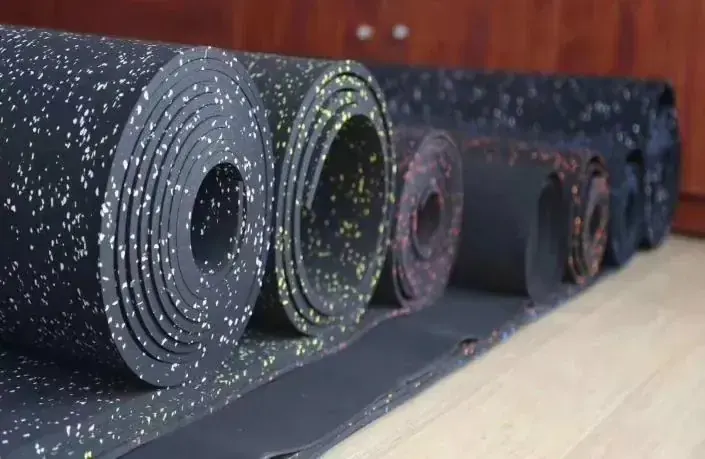 EPDM fleck gym rubber flooring roll